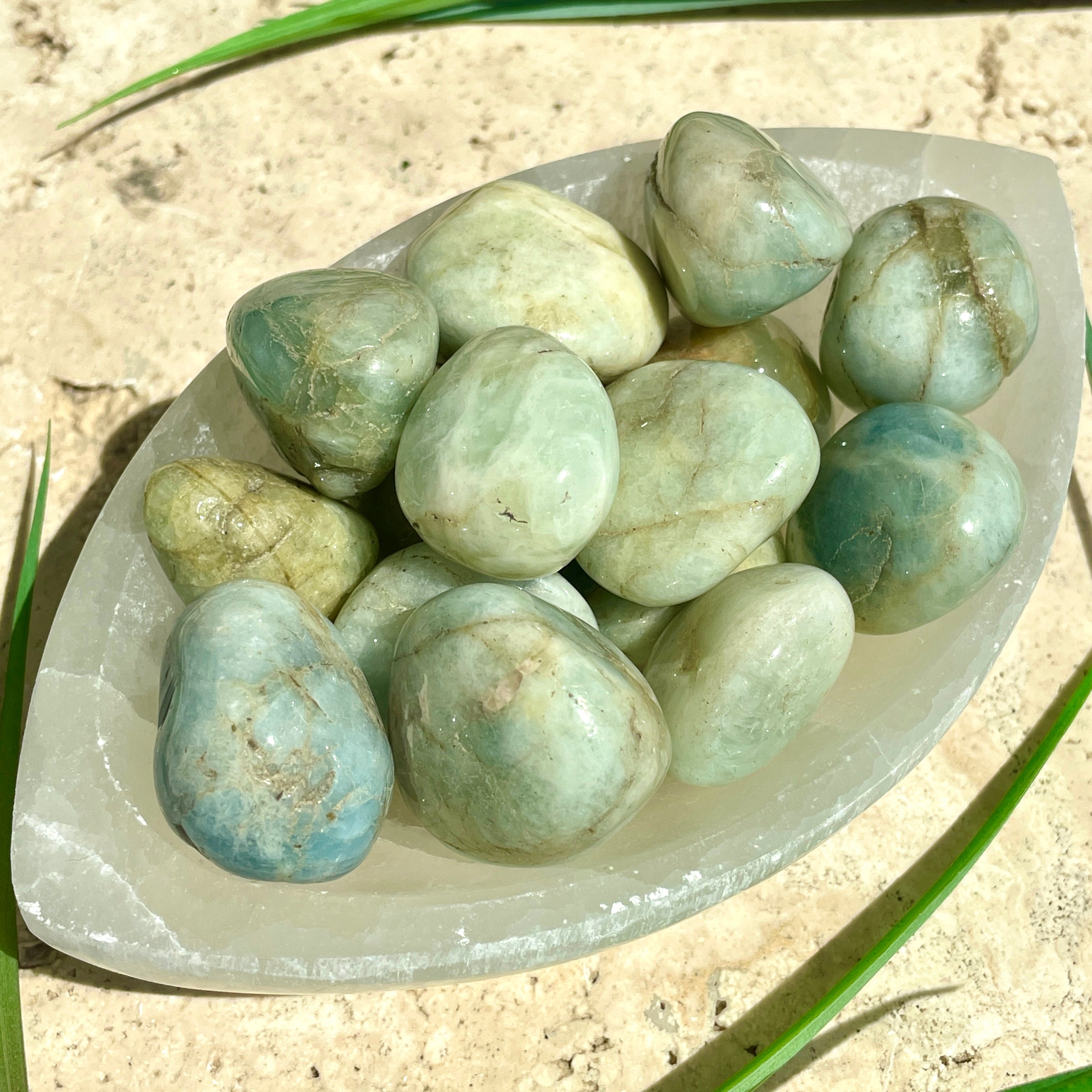 Aquamarine *AA* Tumbled - 200gm Aquamarine *AA* Tumbled - 200gm
